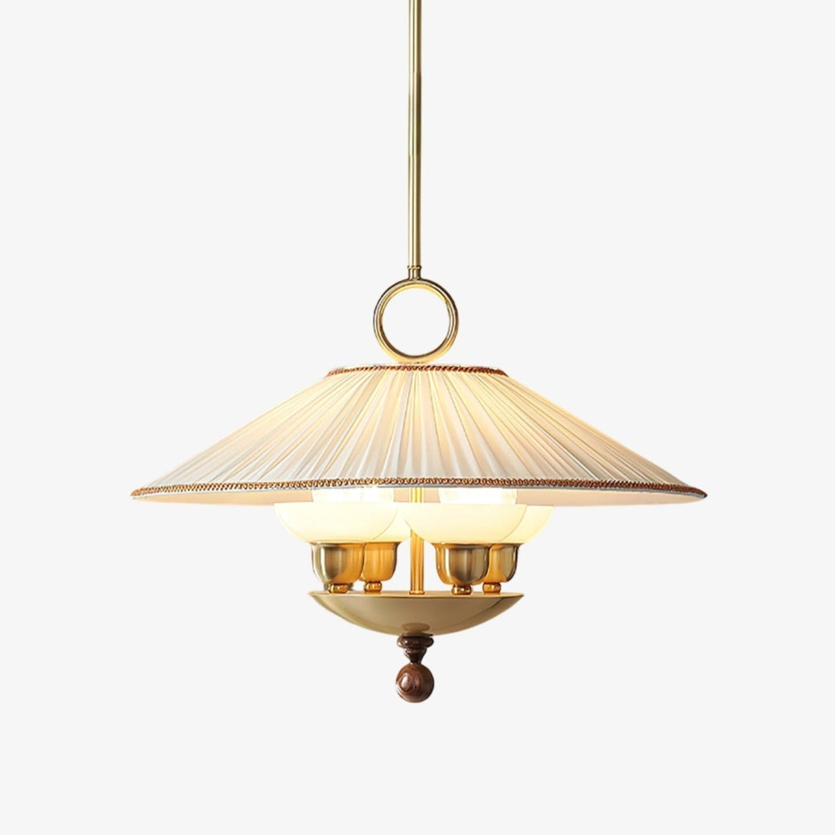 Umbera hanglamp met geplooide kap