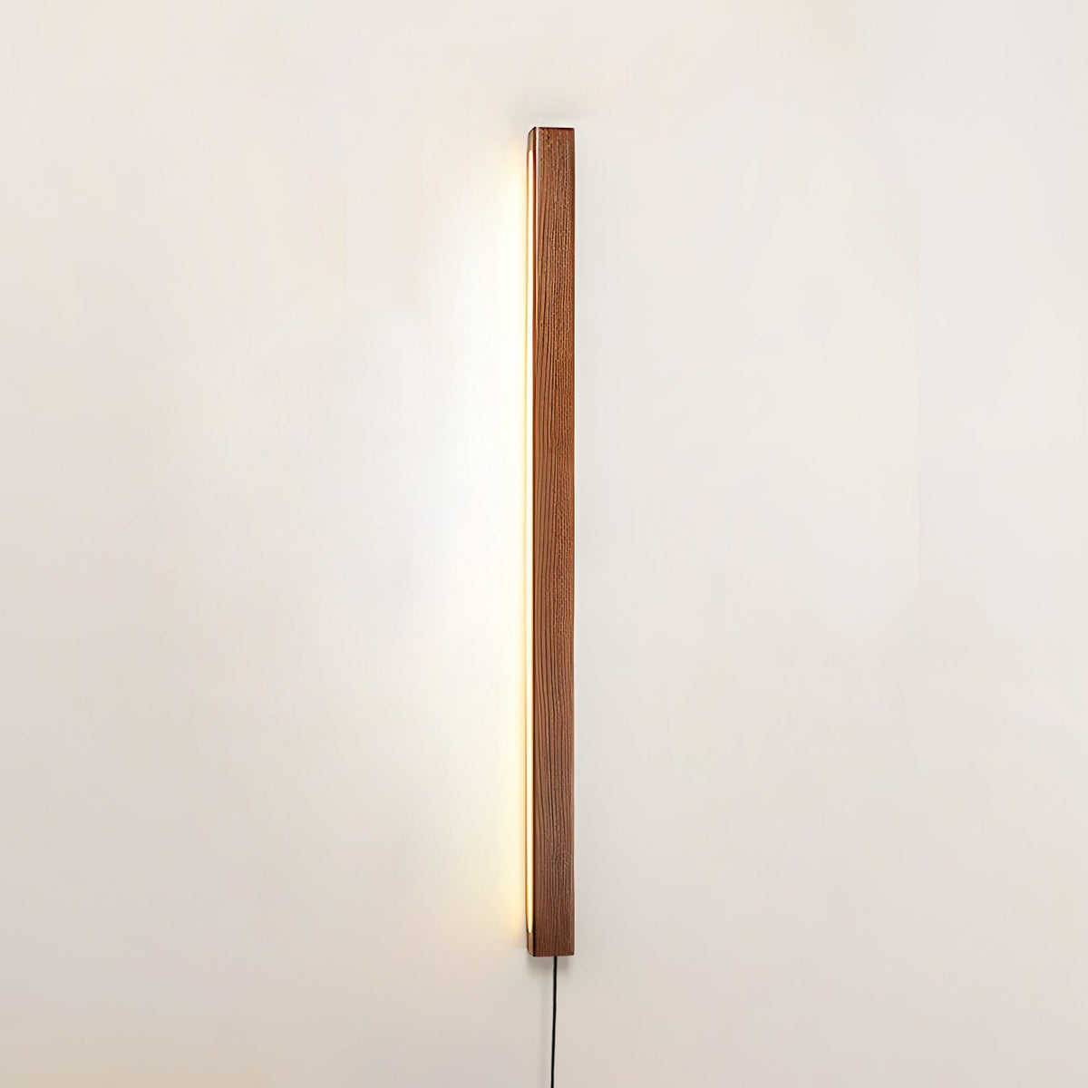 Bryf wandlamp Lineair Hout Met Stekker