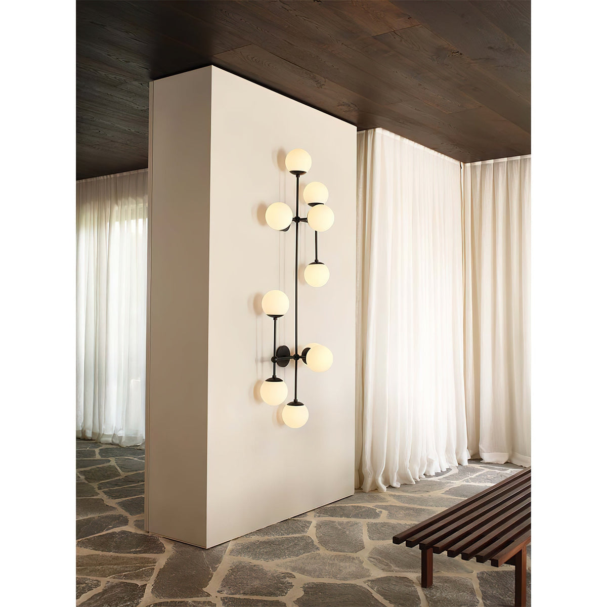 Ulfuvyo Moderne minimalistische wandlamp van glas en metaal