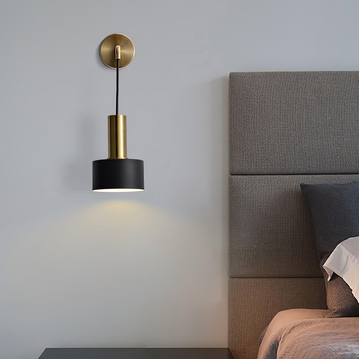Alvina moderne minimalistische messing wandlamp