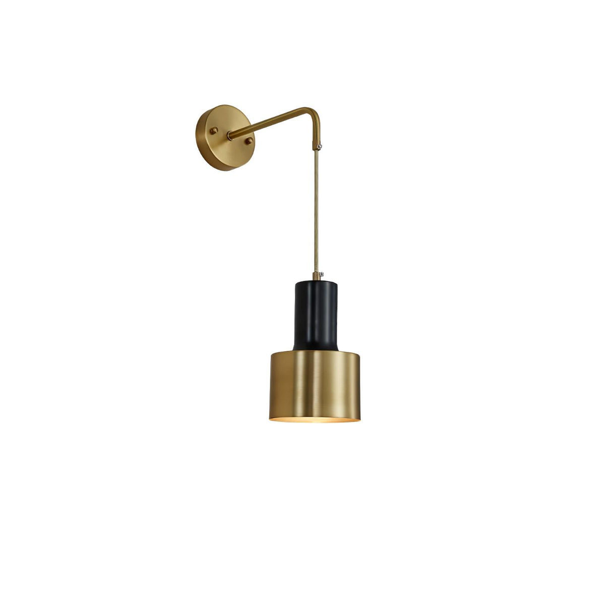 Alvina moderne minimalistische messing wandlamp