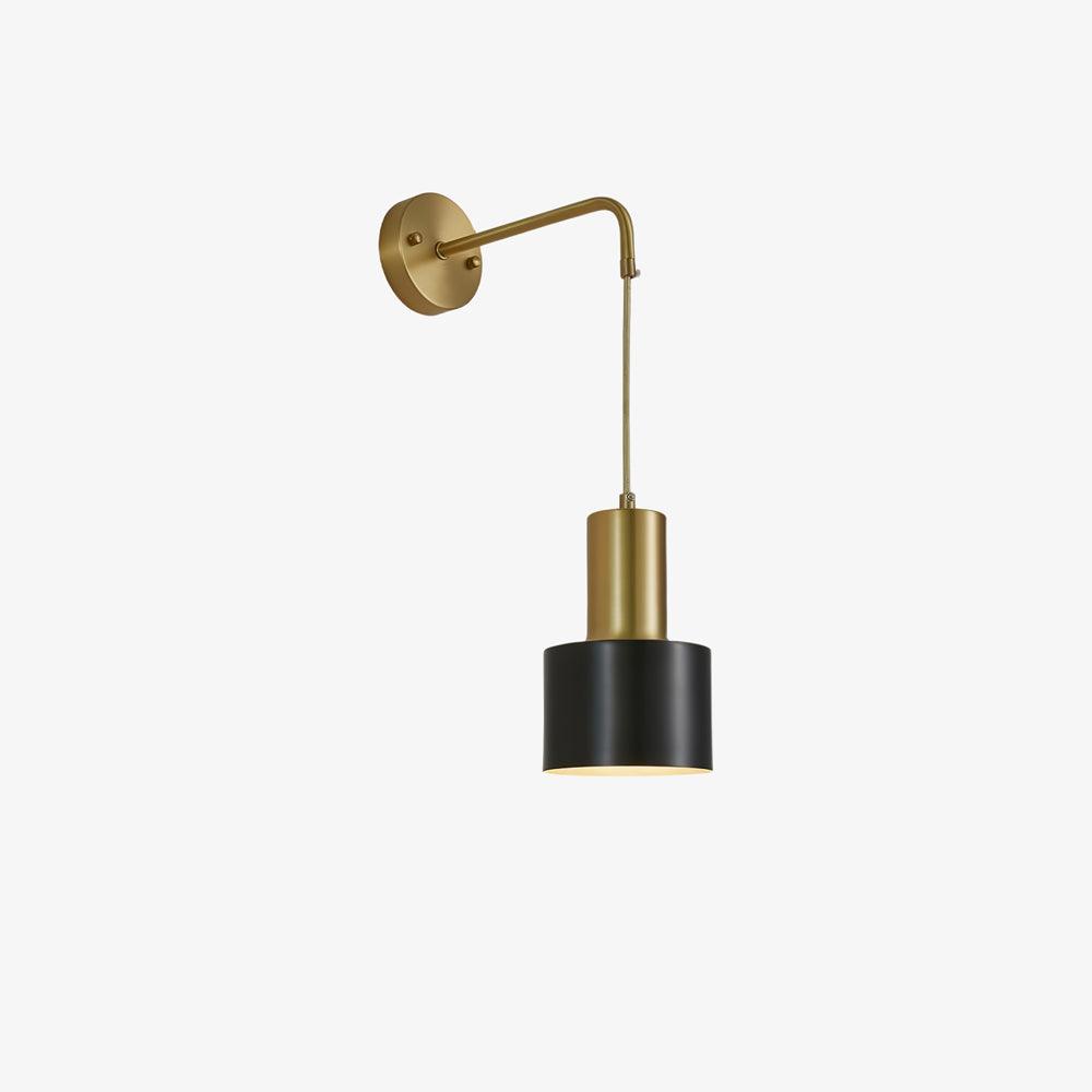 Alvina moderne minimalistische messing wandlamp
