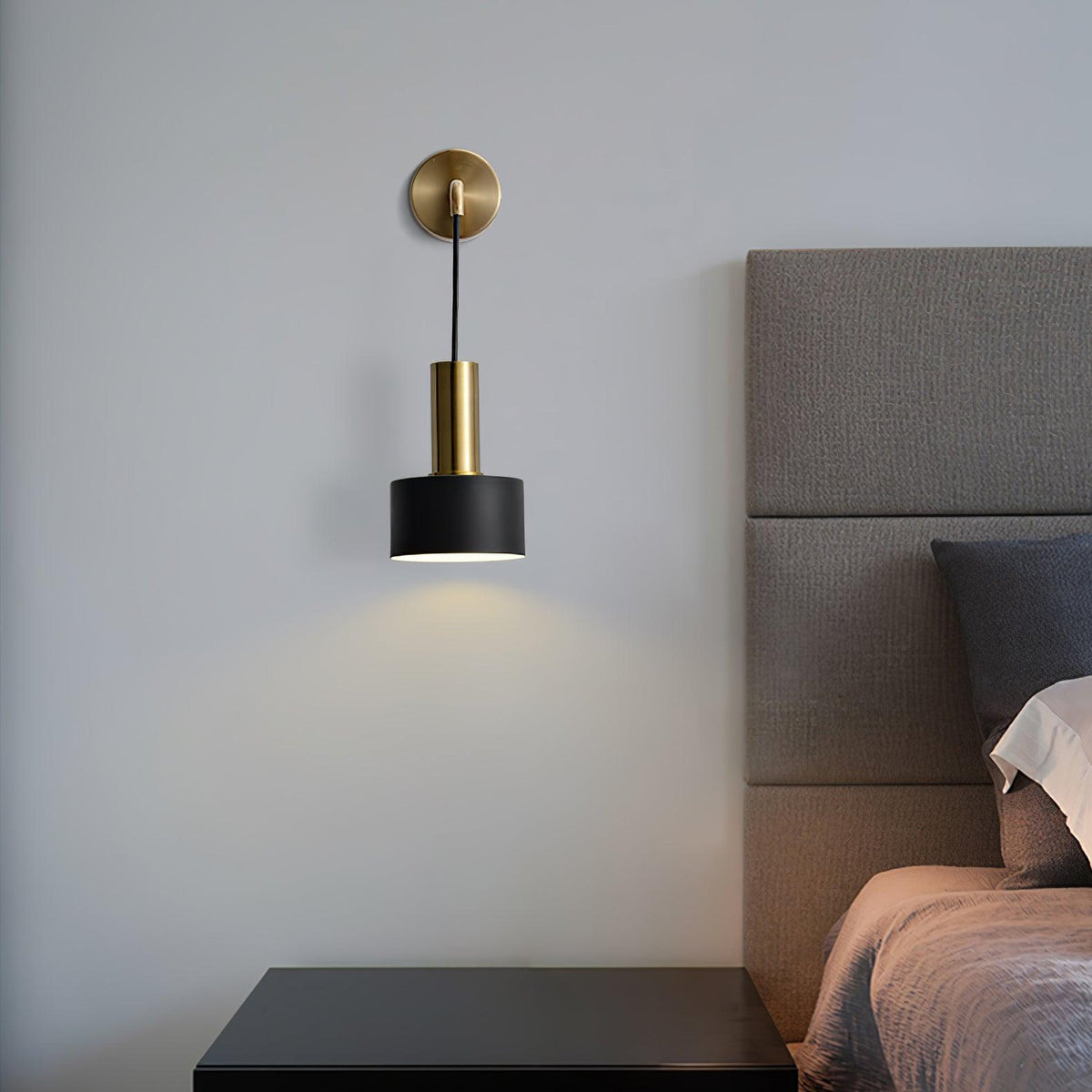 Alvina moderne minimalistische messing wandlamp