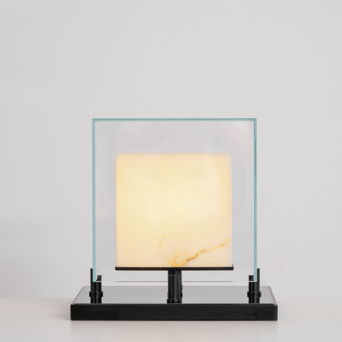 Cubo albasten tafellamp