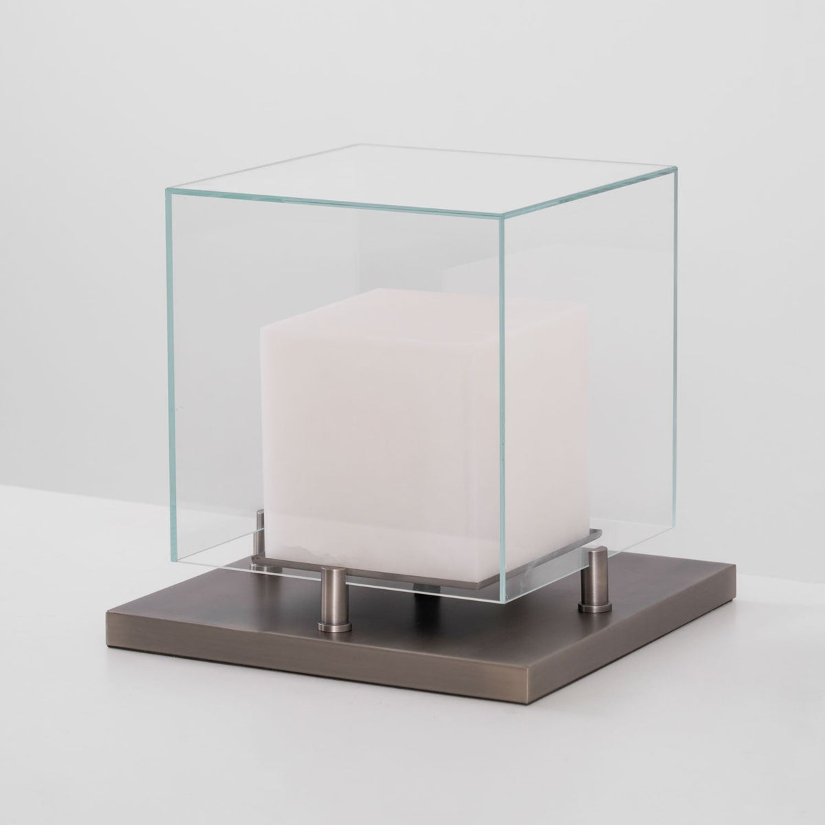 Cubo albasten tafellamp
