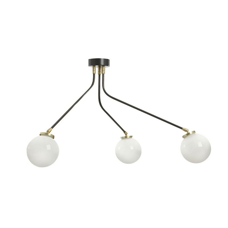 Vatnuvyo moderne minimalistische plafondlamp van messing en glas