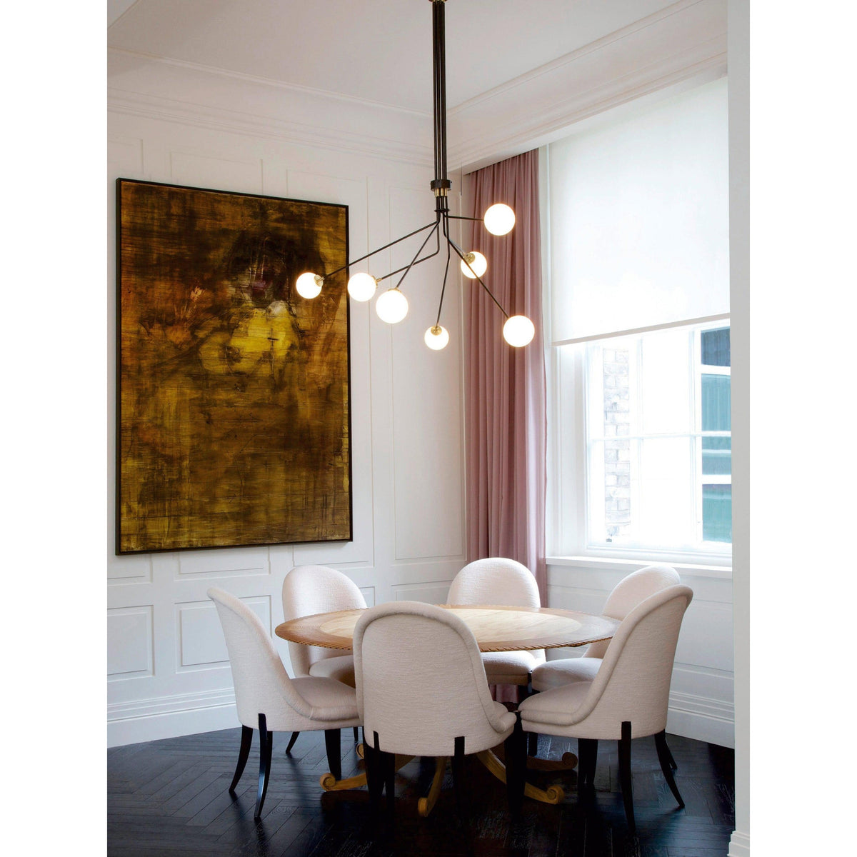 Vatnuvyo moderne minimalistische plafondlamp van messing en glas
