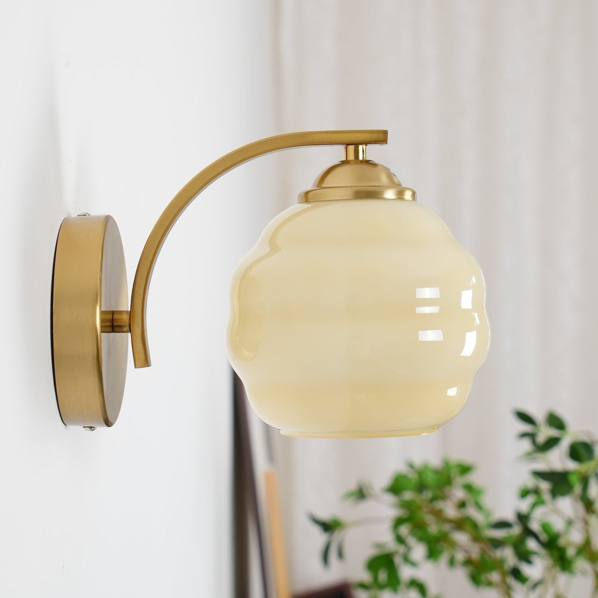 Veloelia wandlamp Art Deco Vintage glas