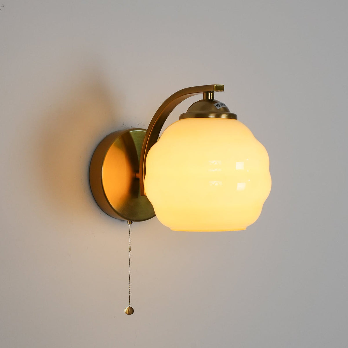 Jasenor Sierlijk Premium Noords Kunstzinnig Glas Wandlamp