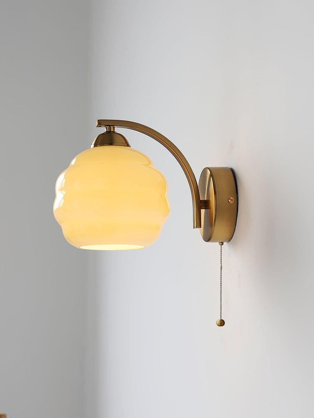 Jasenor Sierlijk Premium Noords Kunstzinnig Glas Wandlamp