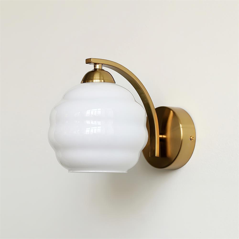 Veloelia wandlamp Art Deco Vintage glas