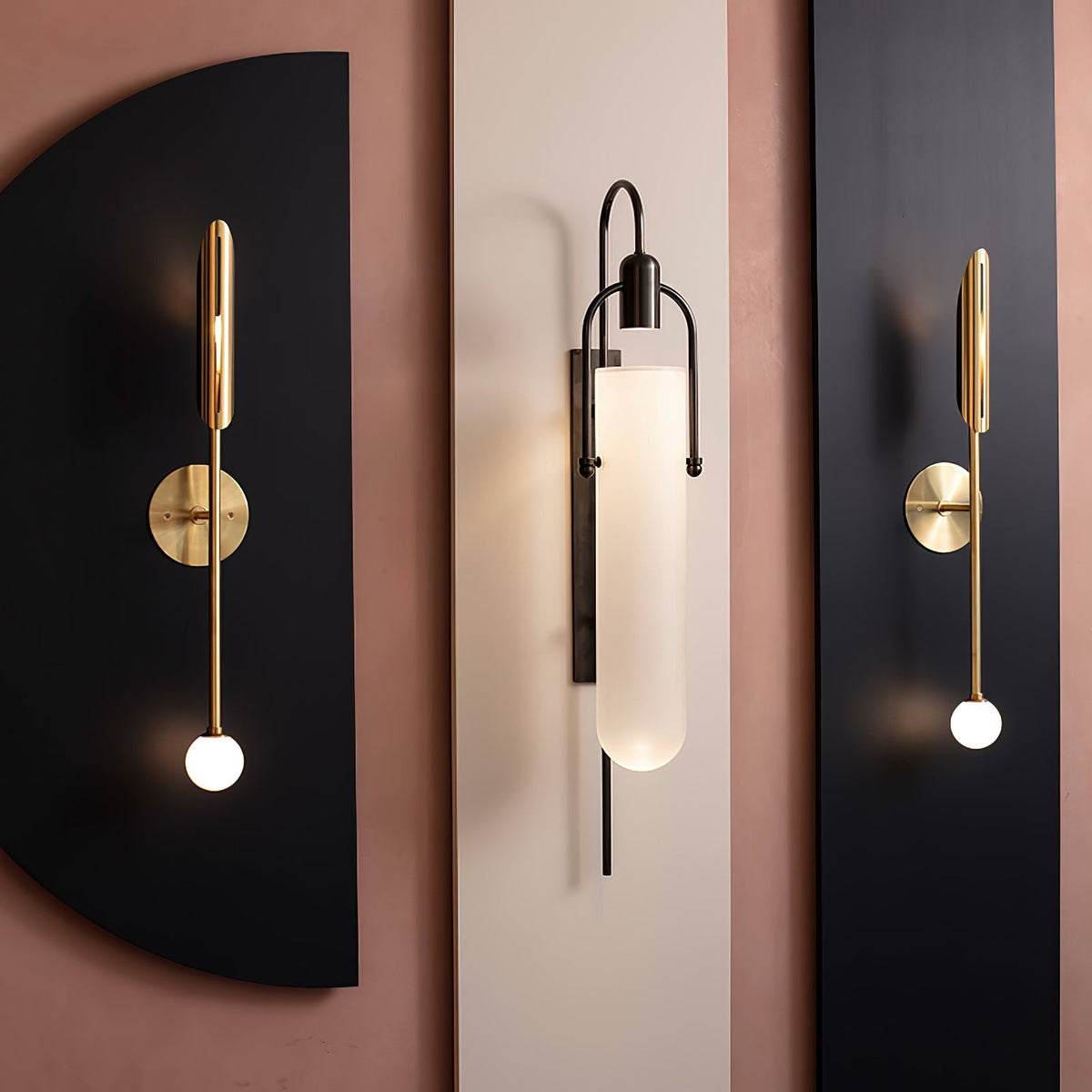 Liororaya wandlamp Arc glas Modern