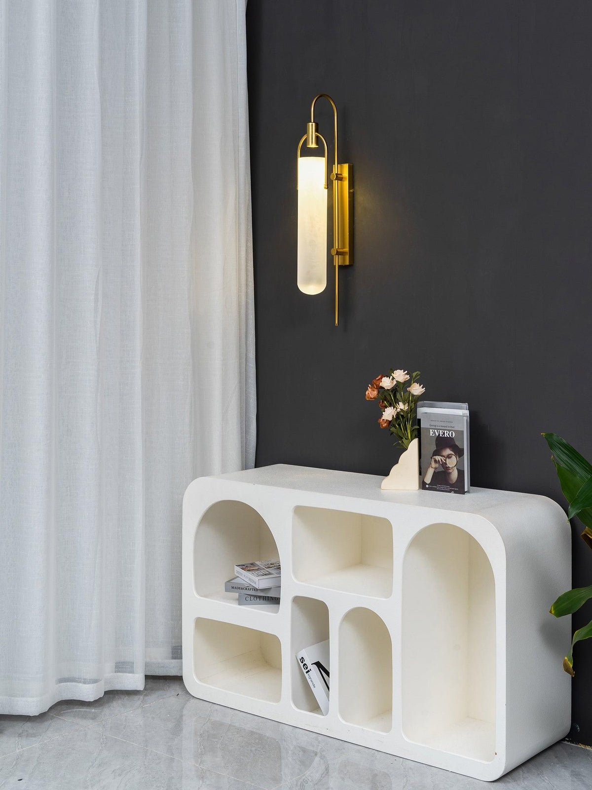 Liororaya wandlamp Arc glas Modern