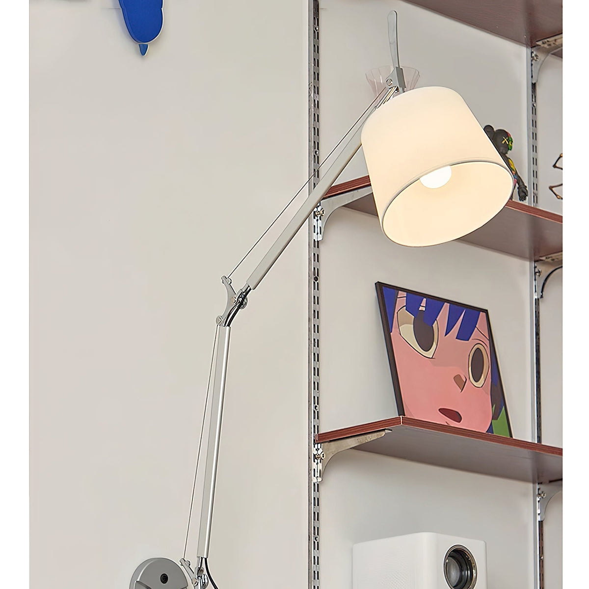 Costanza met stekker Swing-Arm wandlamp