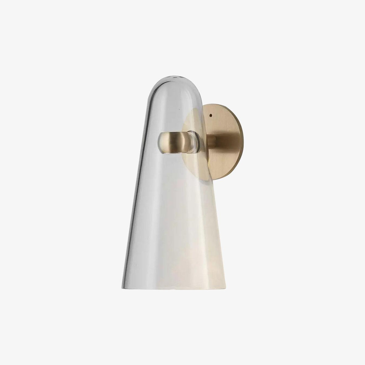 Velivira conische glazen wandlamp