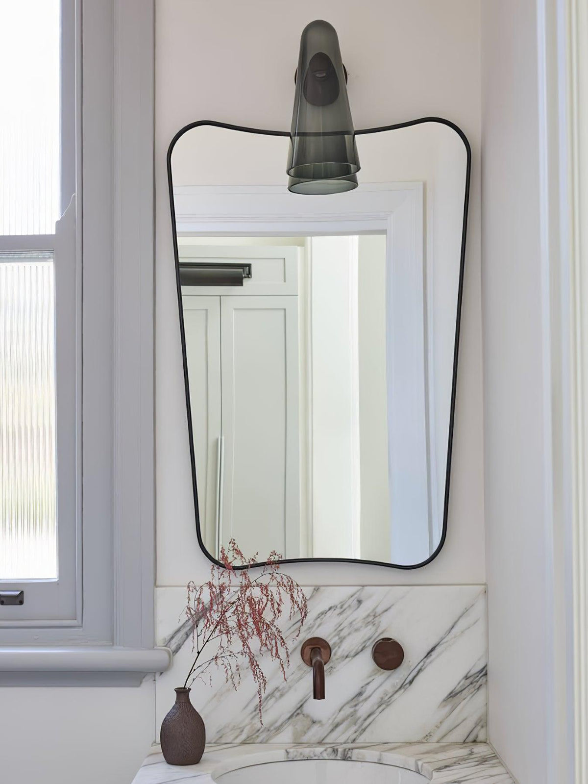 Lioririella Conical glas wandlamp