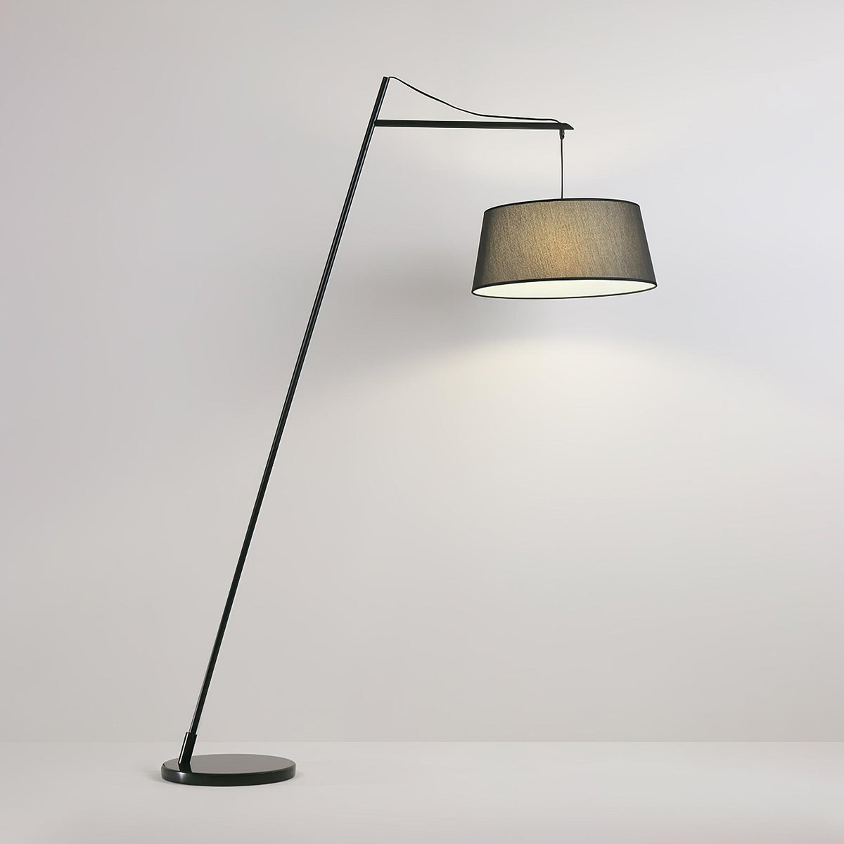 Votalyra moderne vloerlamp met stoffen kap