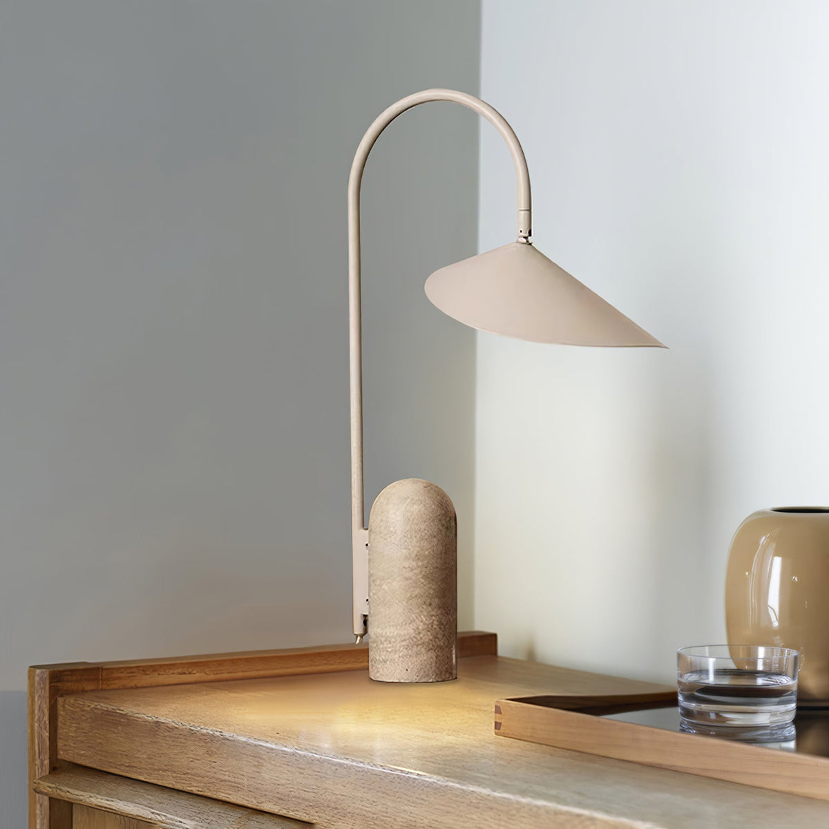 Selva Arc Leaf tafellamp