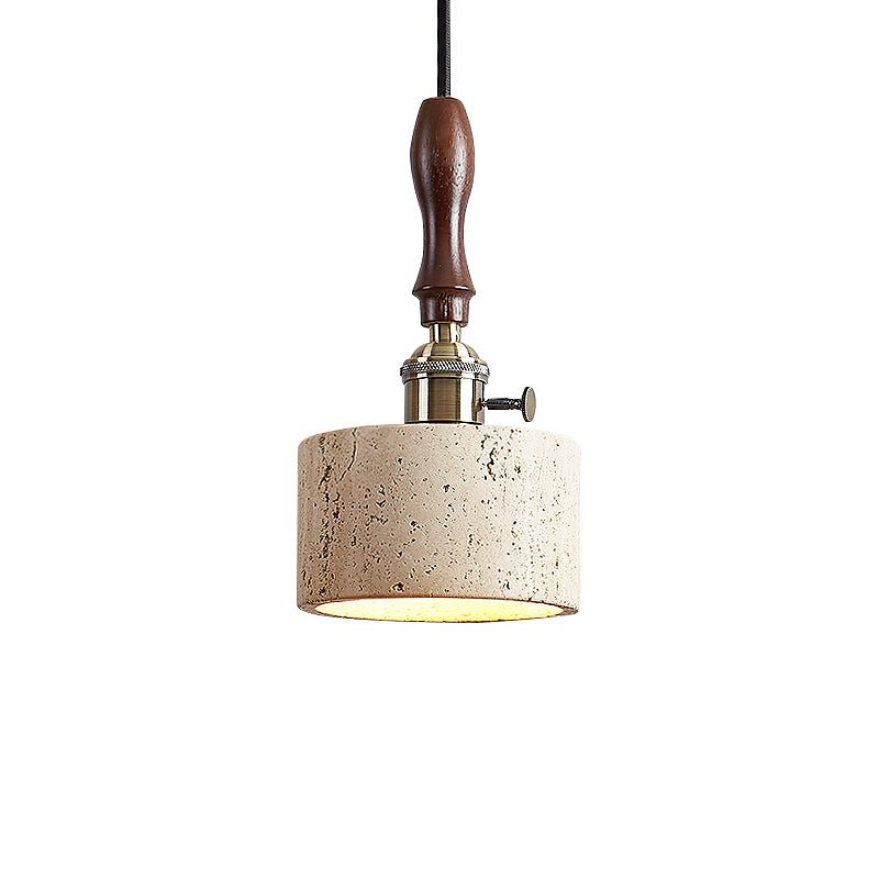 Sven Moderne wandlamp van travertin in geel
