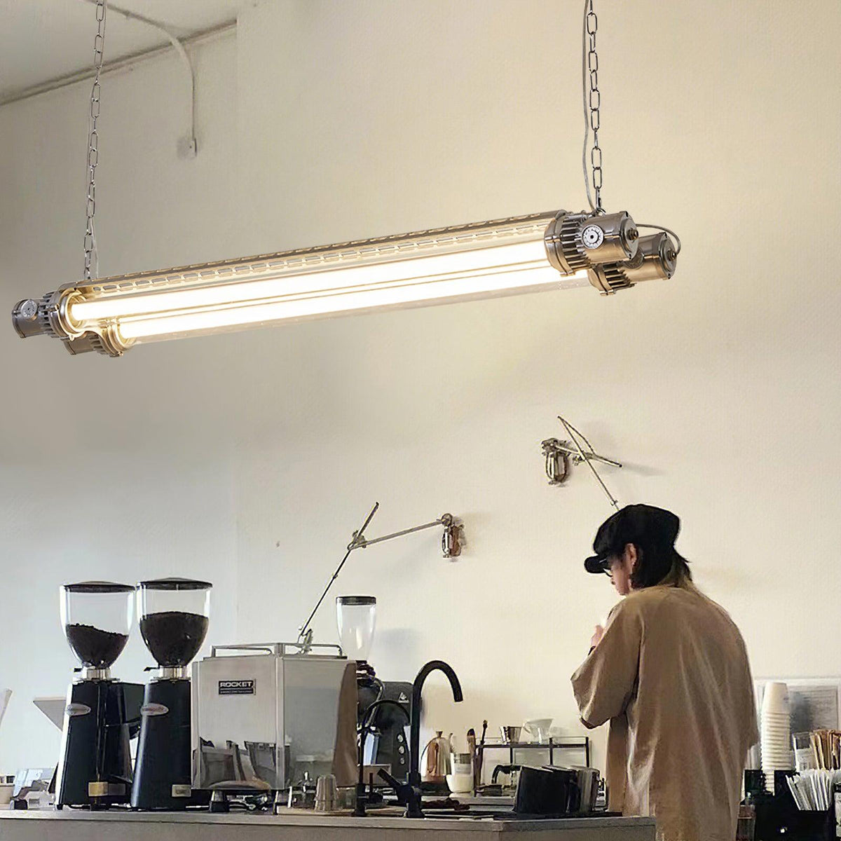 Alaric Industriële lineaire hanglamp