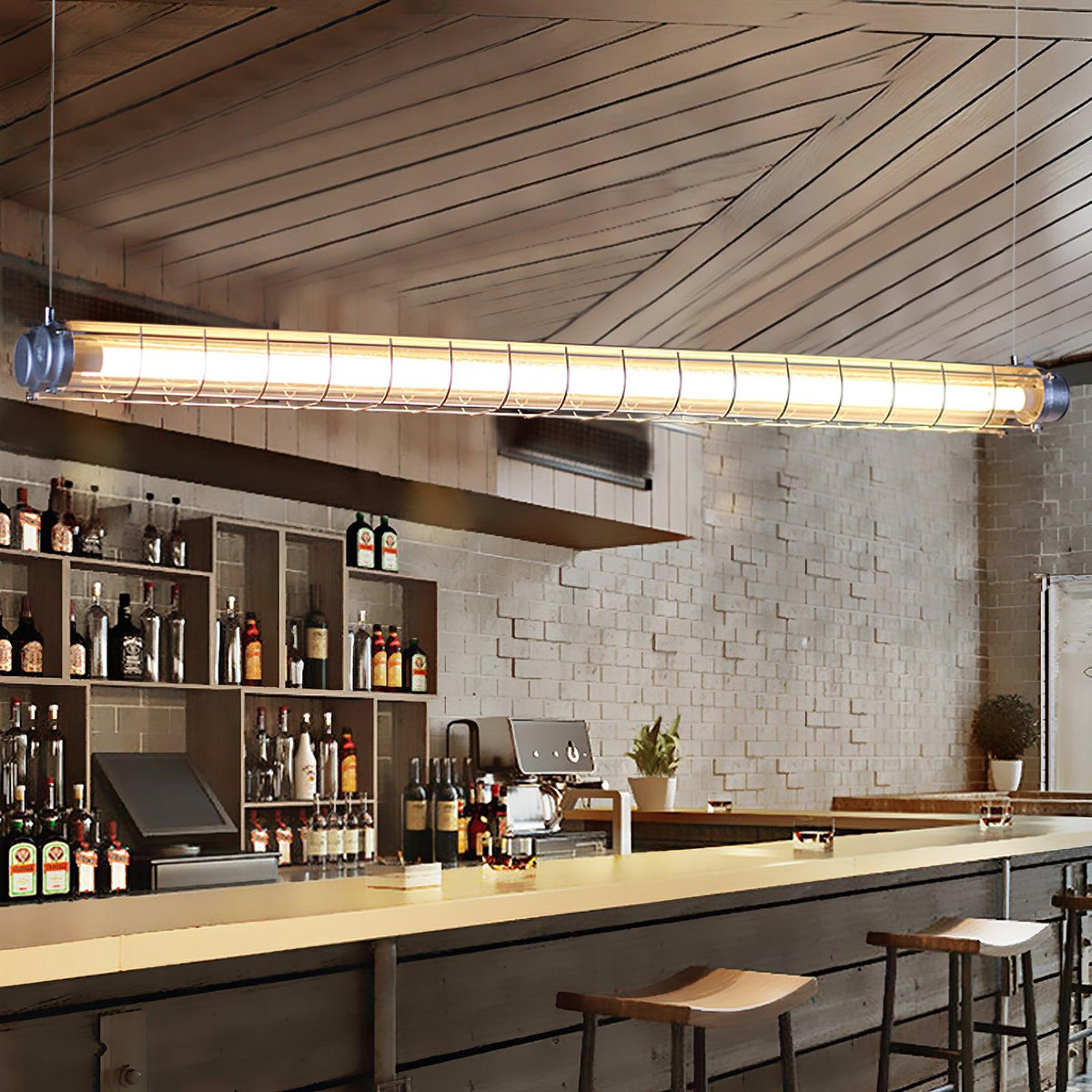 Alaric Industriële lineaire hanglamp