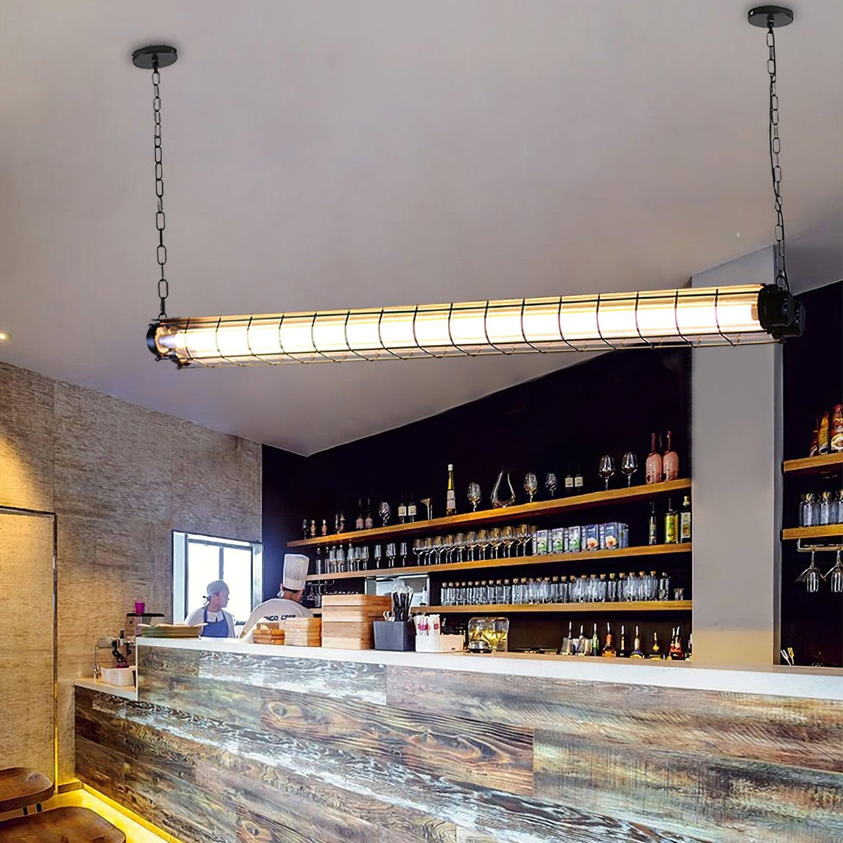 Alaric Industriële lineaire hanglamp