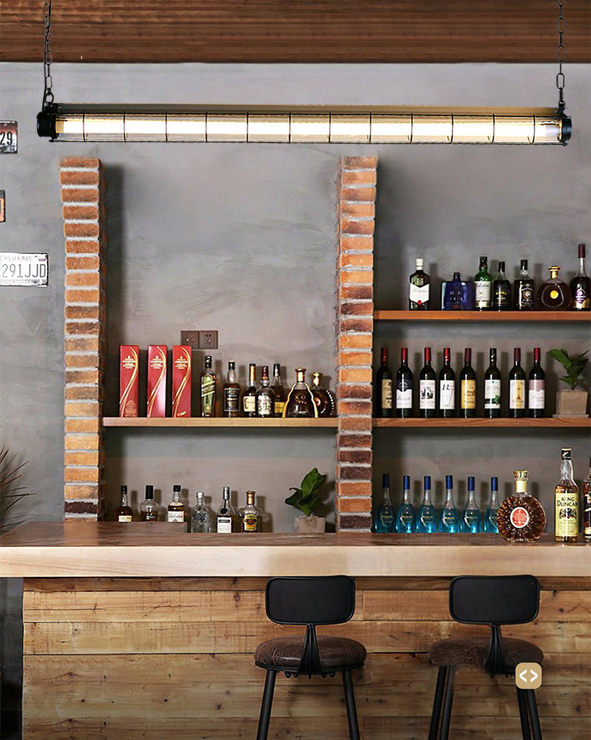 Alaric Industriële lineaire hanglamp