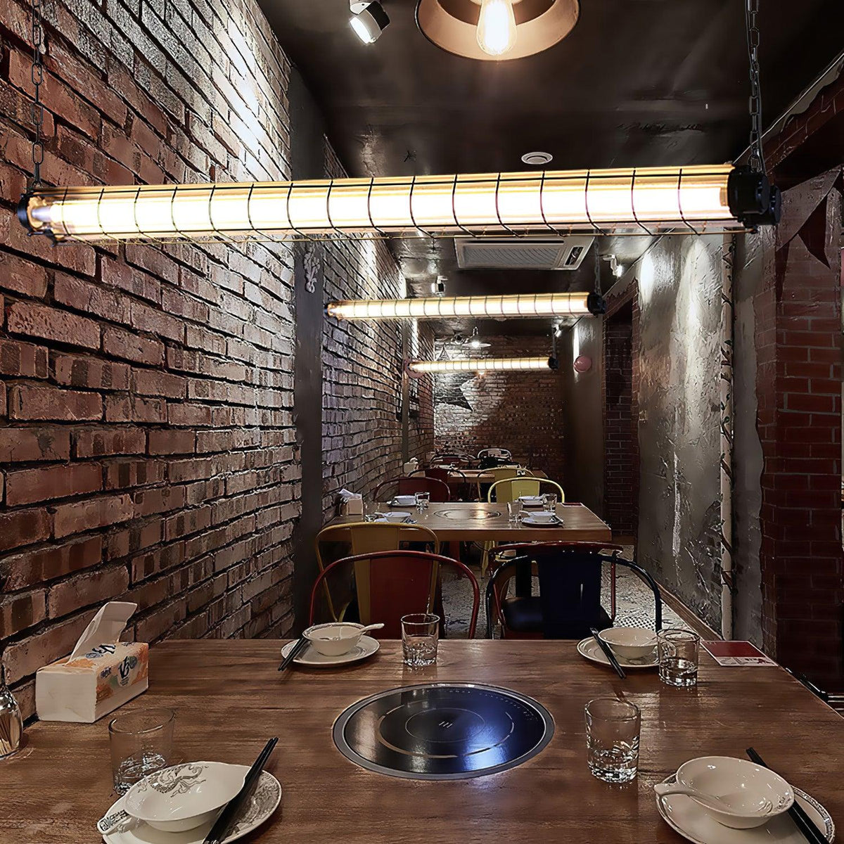 Alaric Industriële lineaire hanglamp