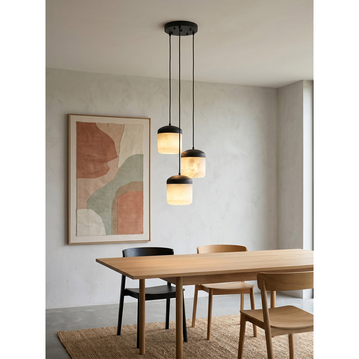 Arquesian hanglamp van albast in