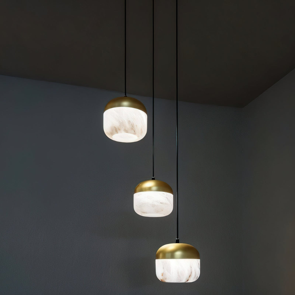 Arquesian hanglamp van albast in