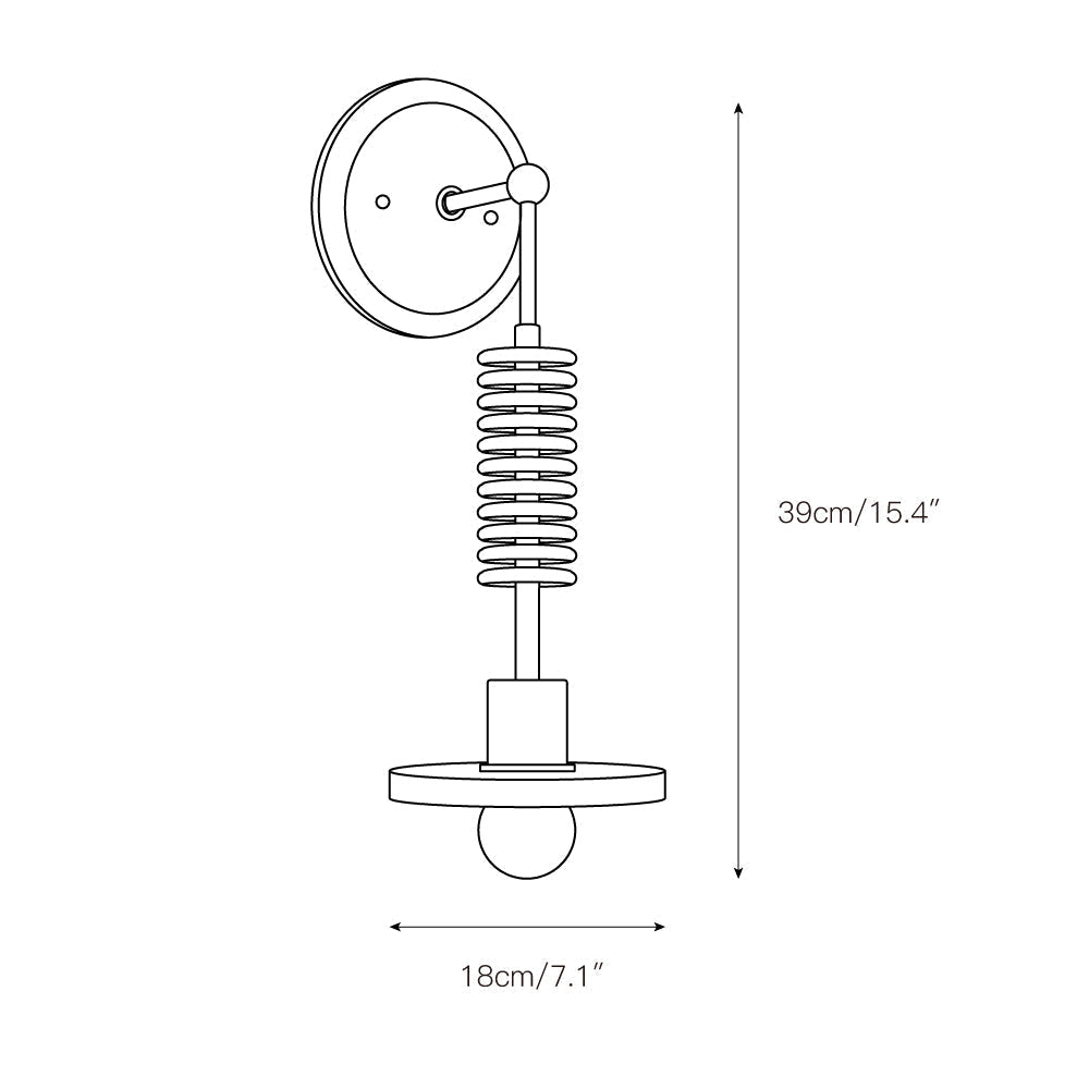 Aevuvys elegantie Unieke marmeren wandlamp