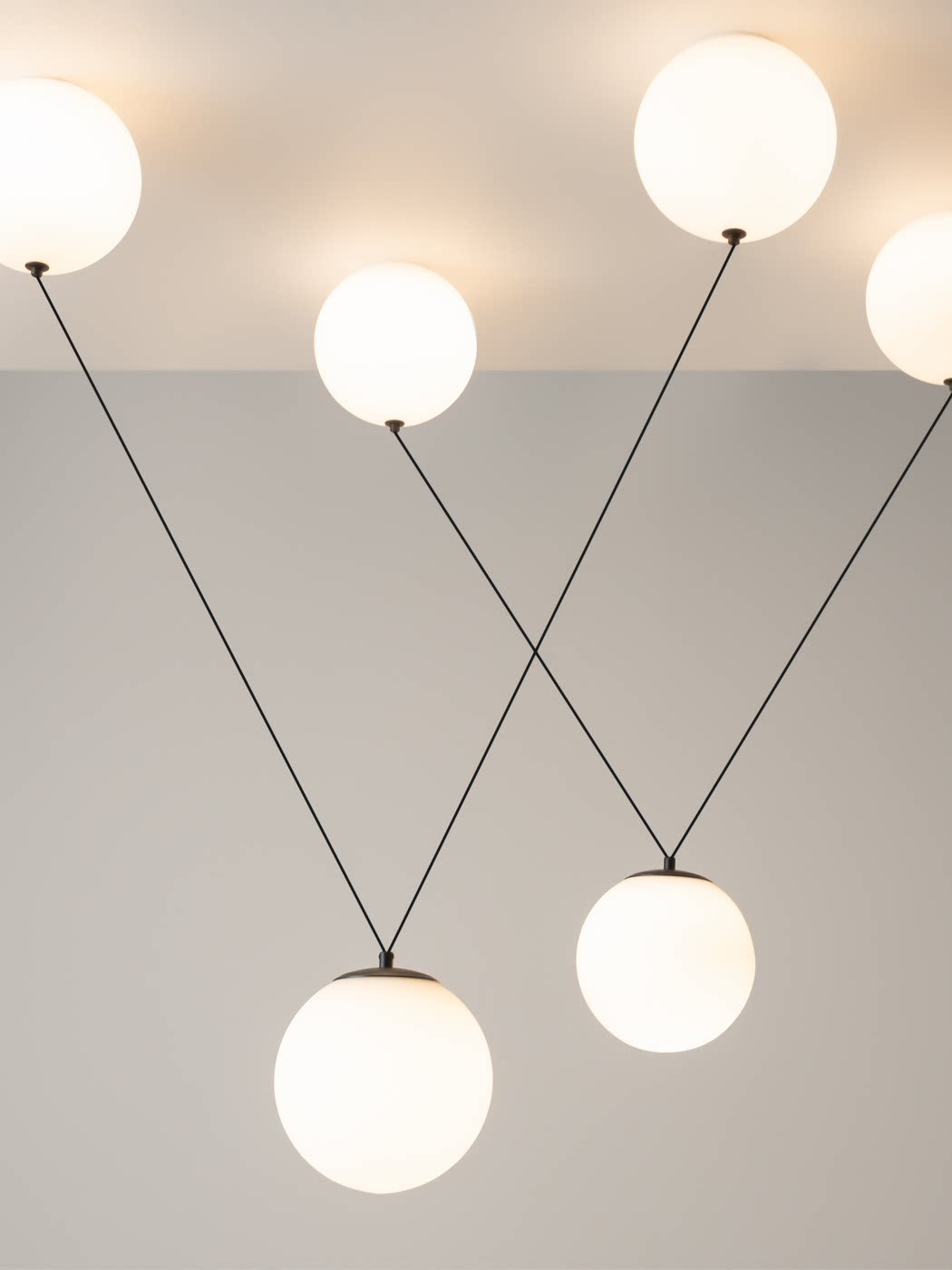 Asteris Noctis bollen hanglamp