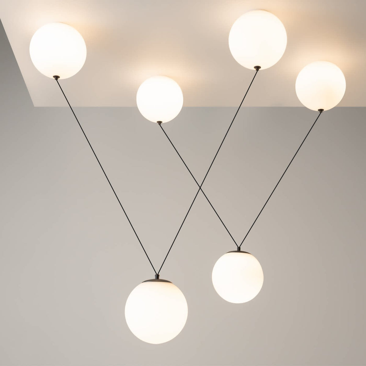Asteris Noctis bollen hanglamp