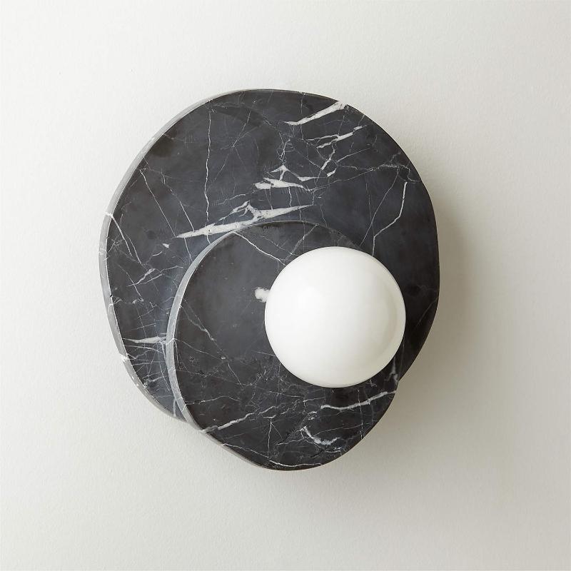 Astr moderne minimalistische wandlamp van steen en glas