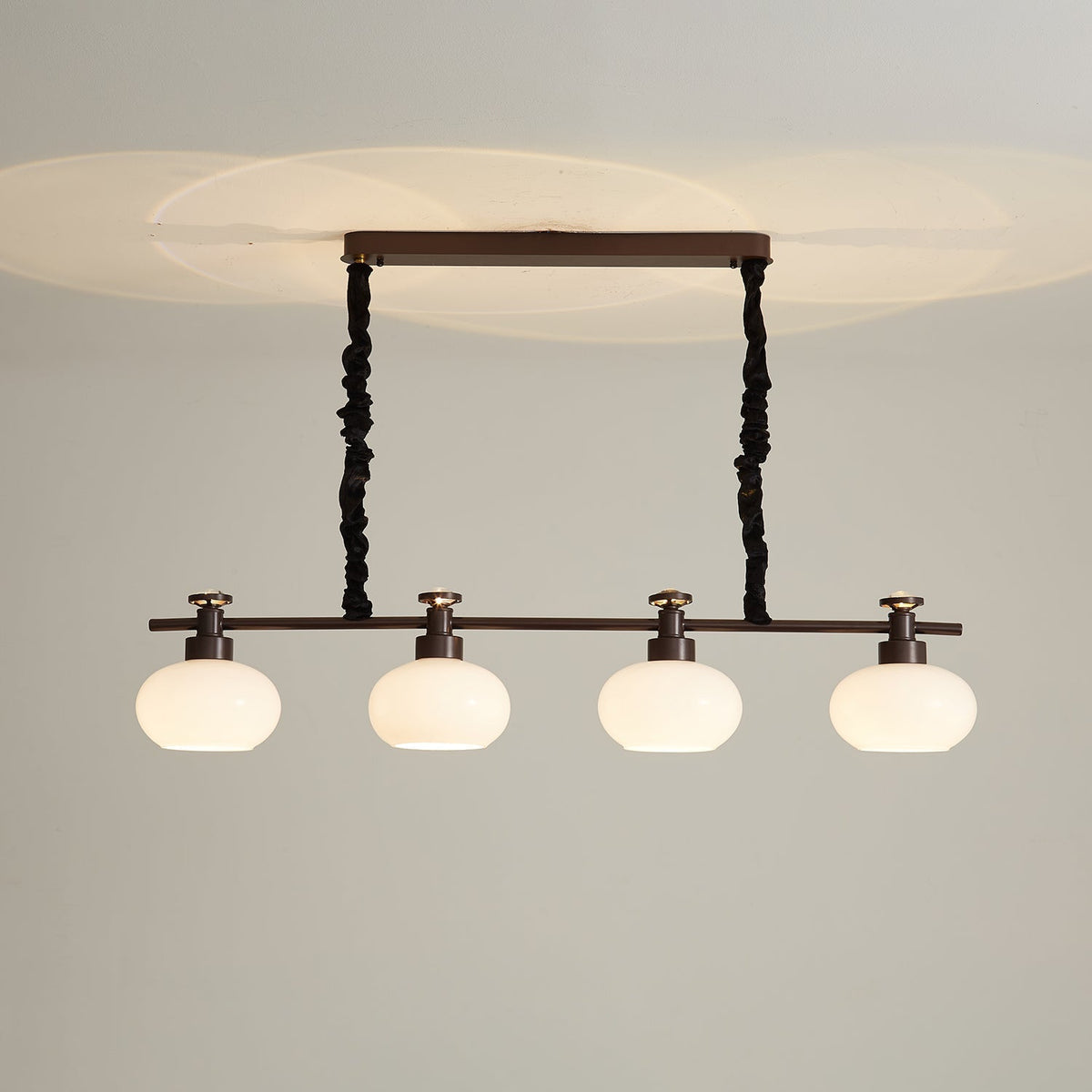 Althaen elegantie Vintage glas Kroonluchter