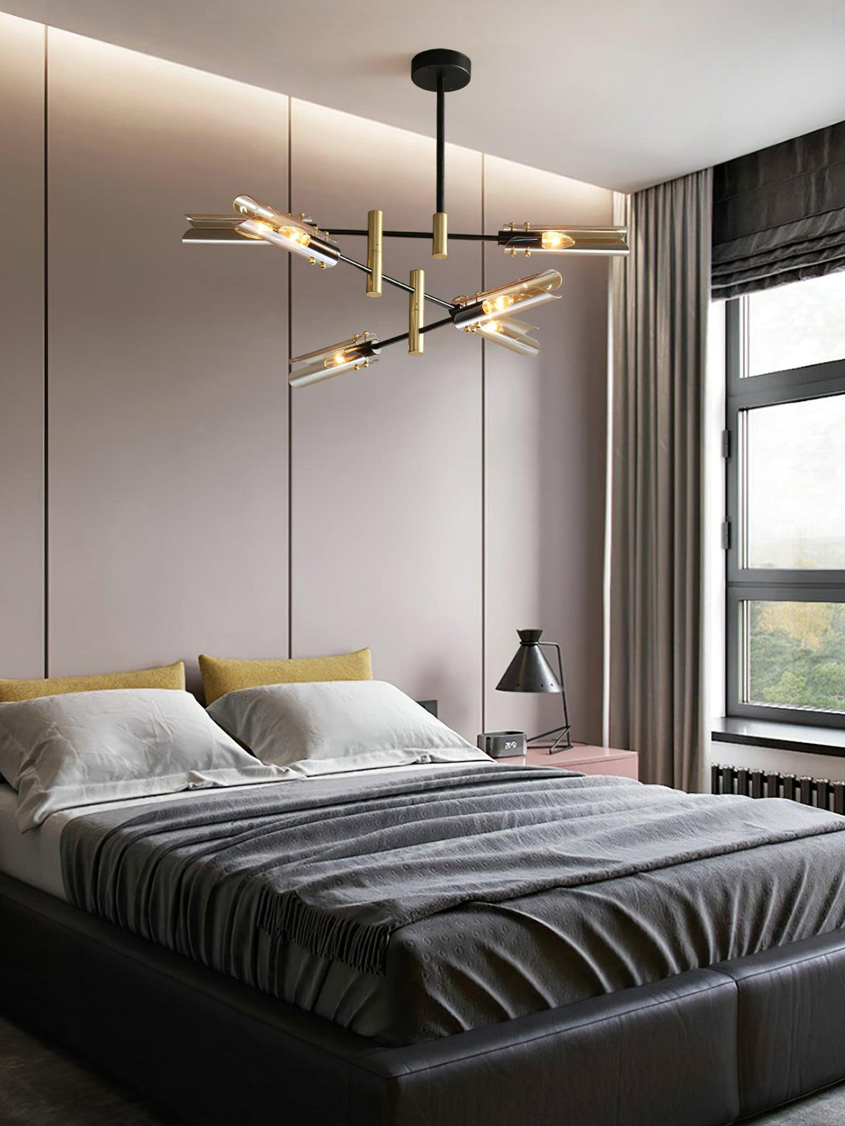 Eloz dubbele kroonluchter met 6-licht modern
