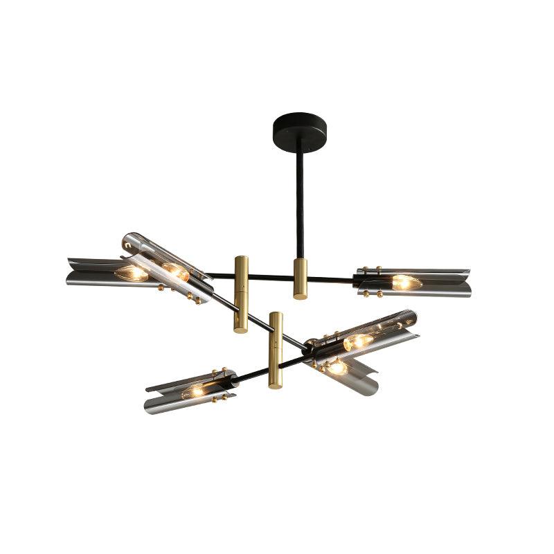 Eloz dubbele kroonluchter met 6-licht modern