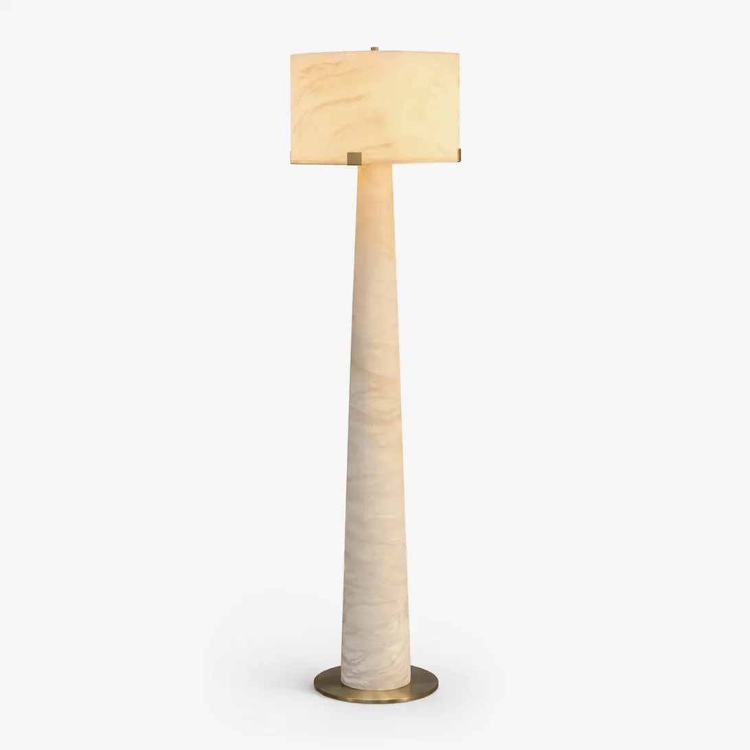 Nivaline albasten vloerlamp