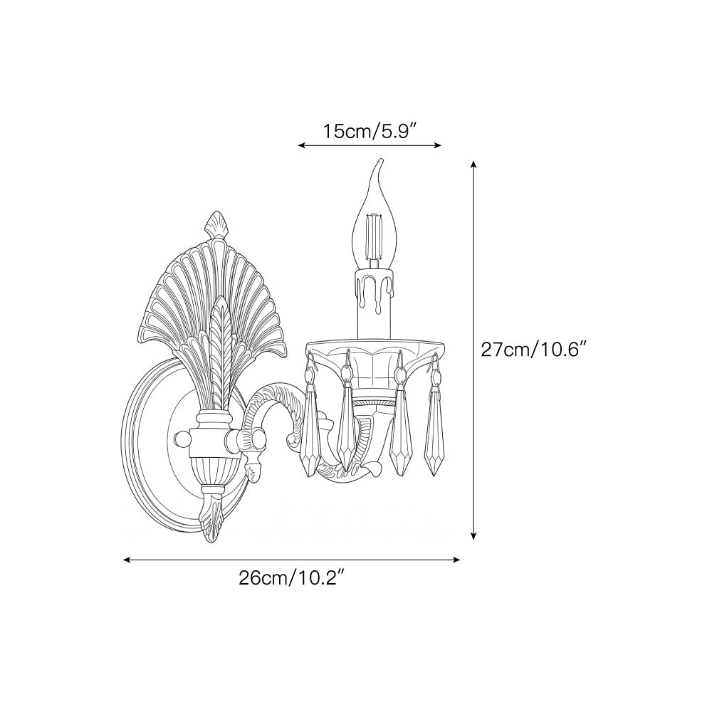 Rivinielle wandlamp