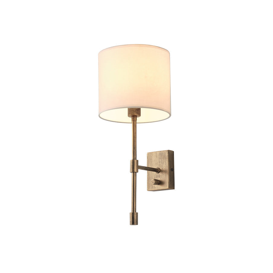 Eirikuvyo moderne minimalistische wandlamp van metaal en stof