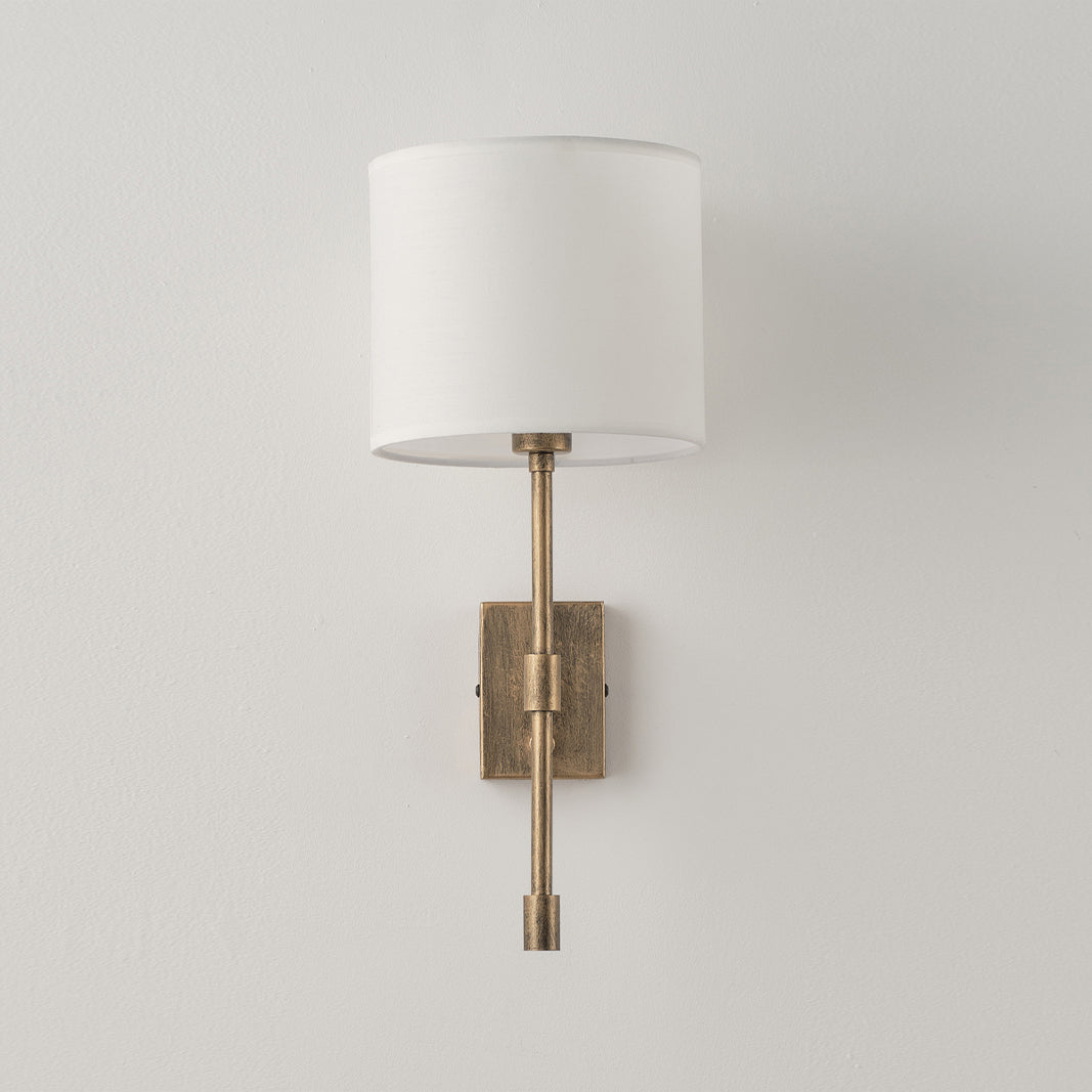 Eirikuvyo moderne minimalistische wandlamp van metaal en stof