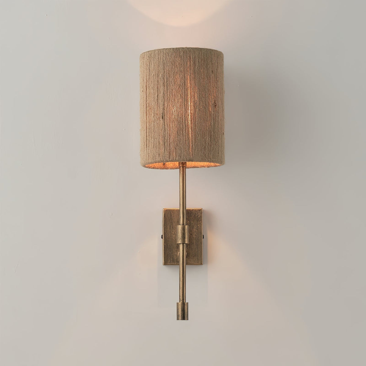 Eirikuvyo moderne minimalistische wandlamp van metaal en stof
