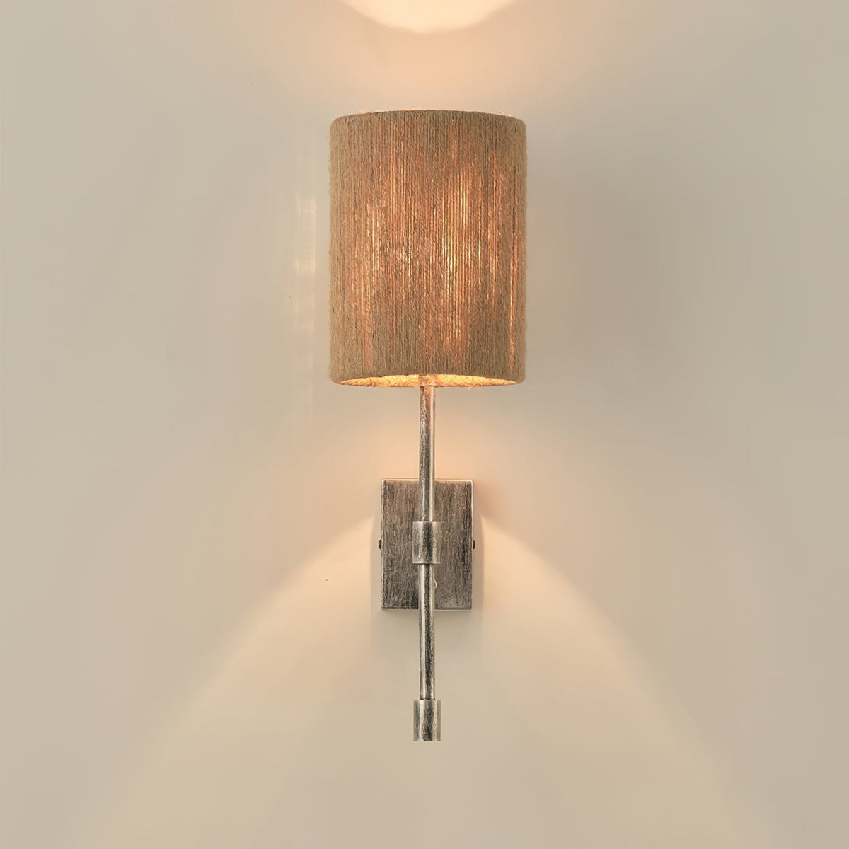 Eirikuvyo moderne minimalistische wandlamp van metaal en stof