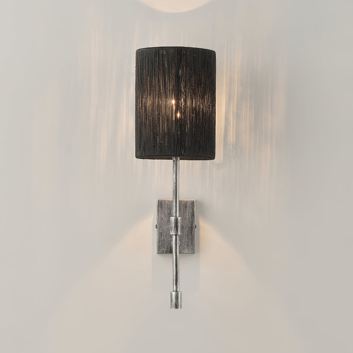 Eirikuvyo moderne minimalistische wandlamp van metaal en stof