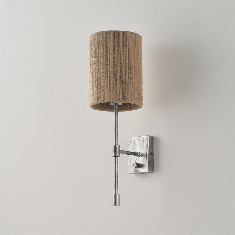 Eirikuvyo moderne minimalistische wandlamp van metaal en stof
