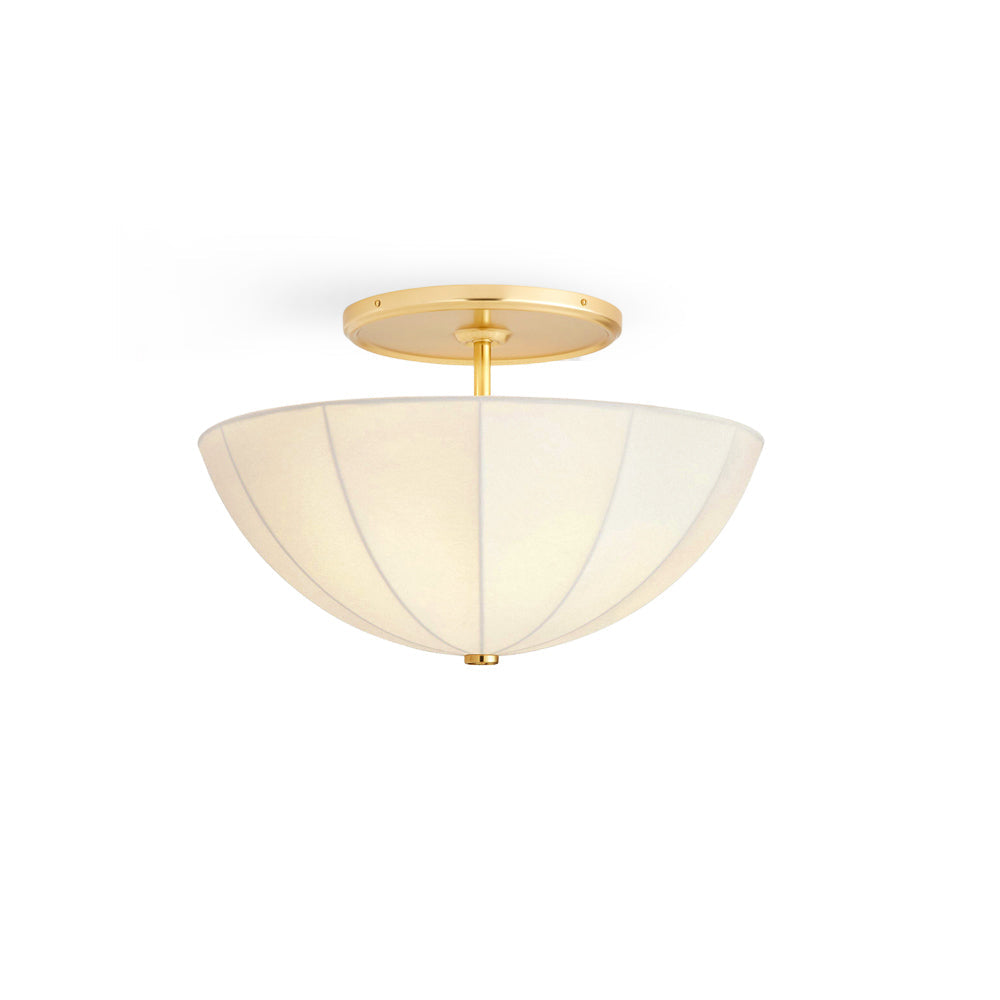 Renaia Semi-Vlakke plafondlamp van Stof