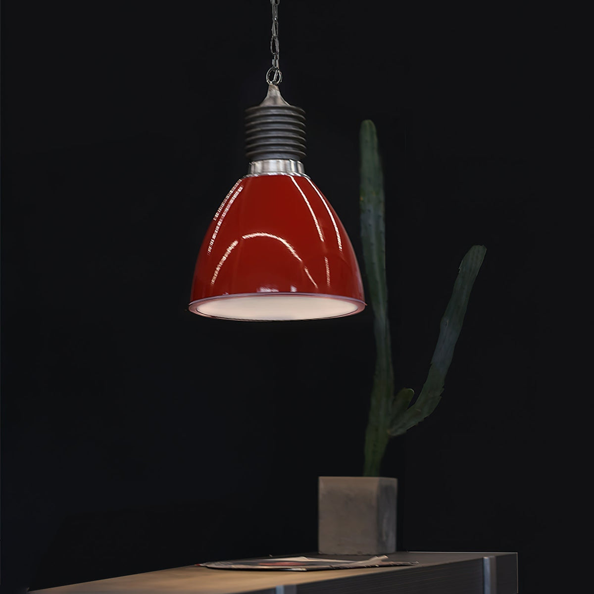 Kvennuvys moderne minimalistische hanglamp van aluminium