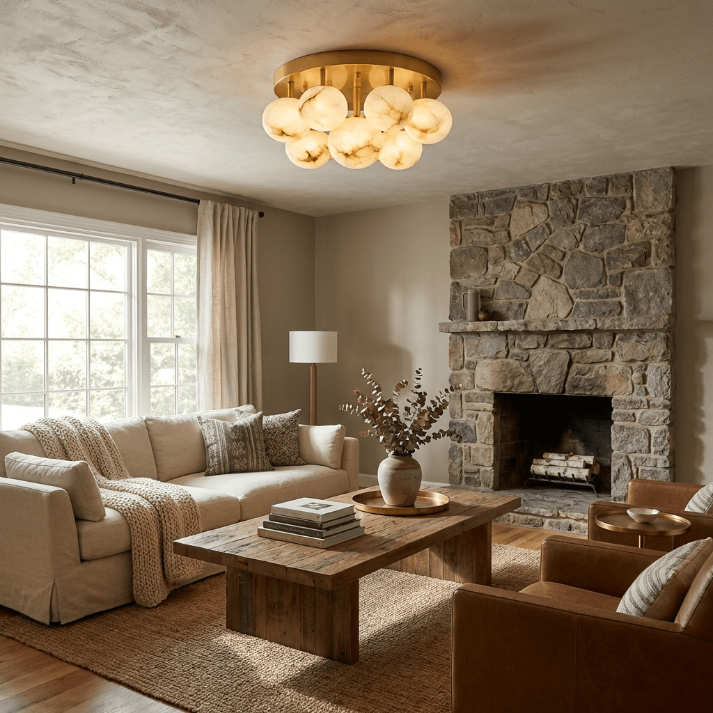 Renereon Cloudstone bollen Kroonluchter