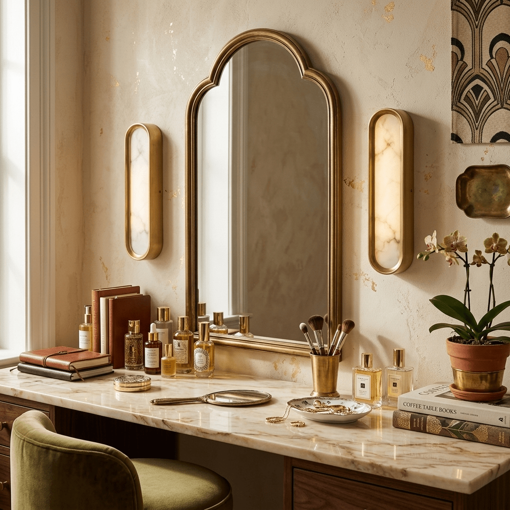 Evariste Aurelia Arch albasten wandlamp
