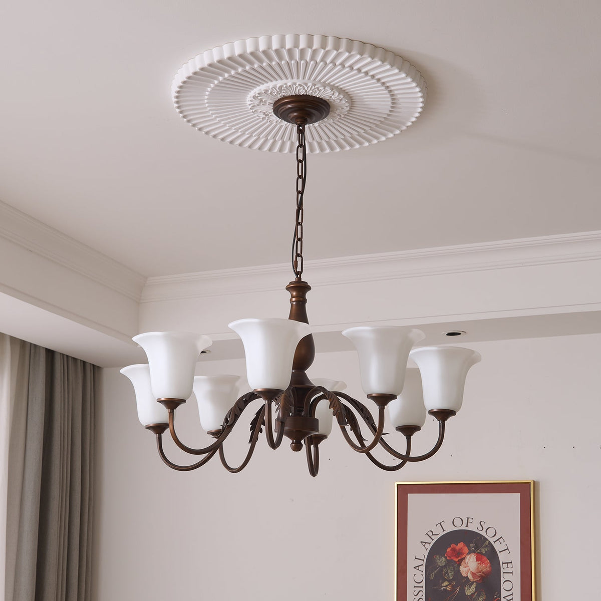 Uveleth Traditionele Elegantie glas Kroonluchter
